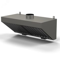 Зонт пристенный из оцинкованной стали ЗВП-Л 2000х1200х400мм D355 Naveka F0000033241