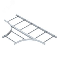 Т-образная секция лестничного лотка 60х500 мм R=500 мм OBO Bettermann LT 650 R5 FT