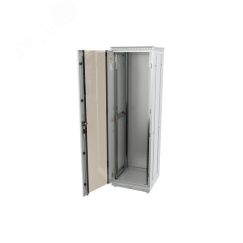 Шкаф напольный телекоммуникационный 19д42U(600x800) передняя дверь стекло ССД 130411-00530