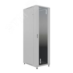 Шкаф напольный универсальный серверный NTSS R 22U 600х1000мм. 4 профиля 19. двери стекло и сплошная металл. боковые стенки съемные. регулируемые опоры NTSS NTSS-R22U60100GS-1
