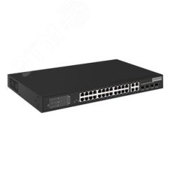 PoE коммутатор Fast Ethernet на 24 x RJ45 портов + 4 x GE Combo uplink порта. OSNOVO SW-62444(400W)