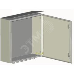 Шкаф монтажный с козырьком IP65, 600х600х210 мм Тахион-климат 56002