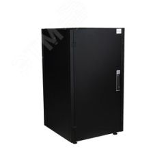 Шкаф нап. 19', 22U 600х600, перед. дв. мет, задн. стен., мет, чер. DATAREX Datarex DR-710101