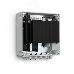 Узел коммутационный 8хPoE, 120 Вт, АС 220В, 50 Гц IP66, 300х320х132 мм Тахион 40138