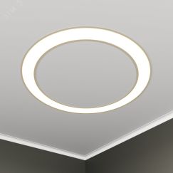 Светильник светодиодный RVE-LBX-HOLE-RING-1630-V (Кольцо 1630х1630х100мм S80мм 120Вт встраиваемый 4000K Белый) RVElektro RVE00003077