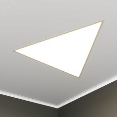 Светильник светодиодный RVE-LBX-TRIO-930-V (Треугольник 930х809х100мм 50Вт встраиваемый 4000K Белый) RVElektro RVE00003133