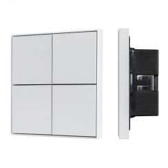 Панель кнопочная KNX-304-23-IN White (BUS, Frame) (IARL, IP20 металл, 2 года) Arlight 038401