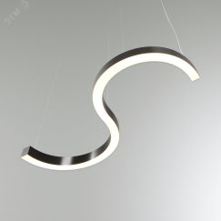 Светильник светодиодный RVE-LBX-SYMBOL-S-800-P (Символ S 800х440х100мм 28Вт Подвесной 4000К Белый) RVElektro RVE00000753