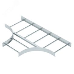 Т-образная секция лестничного лотка 110х600 мм R=500 мм OBO Bettermann LT 1160 R5 FS