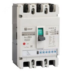 Выключатель автоматический ВА-99М 250/250А 3P 50кА с электронным расцепителем PROxima EKF mccb99-250-250me