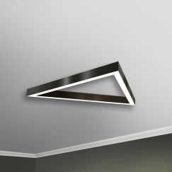 Светильник светодиодный RVE-PLS5070-TRIO-1535-N (Треугольник 1535х1329х70мм сег. 1535мм 50x70мм 112Вт накладной 4000K Анод) RVElektro RVE00001831