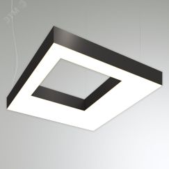 Светильник светодиодный RVE-LBX-CUBO-S-900-P (Квадрат со смещ. отв. 900х900х100мм 85Вт Подвесной 4000К Белый) RVElektro RVE00000503