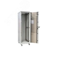 Шкаф напольный телекоммуникационный 19д18U(600x1000) передняя дверь стекло ССД 130411-00498