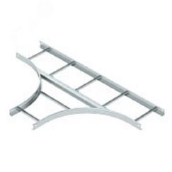 Т-образная секция лестничного лотка 60х300мм R=500мм OBO Bettermann LT 630 R5 FS