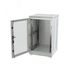 Шкаф напольный телекоммуникационный 19д24U(600x800) передняя дверь перф ССД 130411-00506