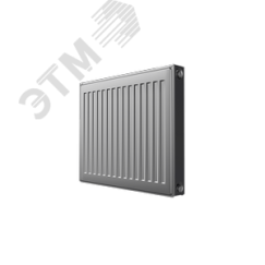 Радиатор стальной панельный 33/600/1900 боковое подключение цвет серый Royal Thermo C33-600-1900/SS