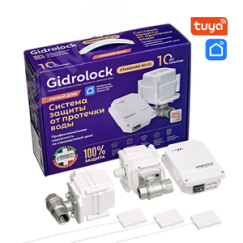 Система контроля протечки воды   STANDARD WI-FI BUGATTI 1/2 Gidrolock 32101021