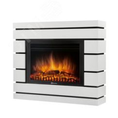 Портал для камина Moderno 25 шпон белый дуб Firelight Moderno WO