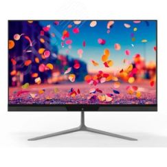 Моноблок Office 23IGLG 23.8'' 1920x1080/Cel N4020/8Gb/SSD256Gb/UHDG 600/CR/черный/DOS iRU 1901356