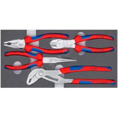Набор хромированных инструментов Basic Chrom Knipex KN-002001V17