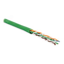 Кабель витая пара UUTP4-C5E-P24-IN-LSZH-GN-305 (305 м) неэкран U/UTP Hyperline UUTP4-C5E-P24-IN-LSZH-G