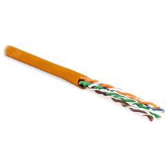 Кабель витая пара UUTP4-C5E-P24-IN-LSZH-OR-305 (305 м) неэкран U/UTP Hyperline UUTP4-C5E-P24-IN-LSZH-O