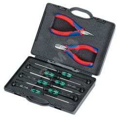 Набор плоскогубцев для электроники Knipex KN-002018