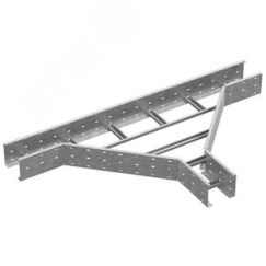 Тройник для лестничного лотка ЛКР 600х160, толщ. 2,0 мм, Сендзимир цинк OSTEC 033266
