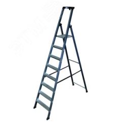Стремянка анодированная SEPRO 8 ступеней KRAUSE 124227