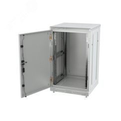Шкаф напольный телекоммуникационный 19д18U(600x1000) передняя дверь металл ССД 130411-00499