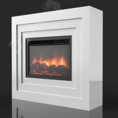 Портал для камина Cubo 30 шпон белый Firelight Cubo 30 B