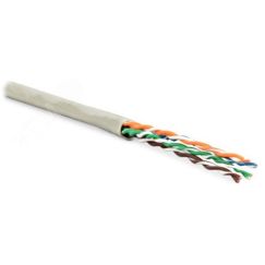 Кабель витая пара UUTP4-C6-P24-NCR-IN-PVC-GY-305 (305 м) неэкран U/UTP Hyperline UUTP4-C6-P24-NCR-IN-PVC