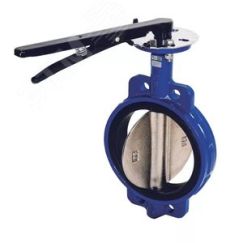 Затвор дисковый поворотный межфланцевый 015W DN 150 сталь шток DENDOR CMFS15S0150H