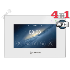 Монитор цветного видеодомофона Tantos Marilyn HD Wi-Fi IPS (white) XL