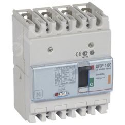 Выключатель автоматический четырехполюсный DPX3 160 80А 25кА LEGRAND 420054