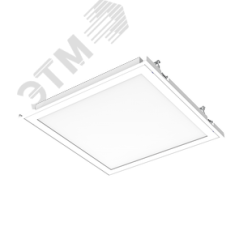 Светильник светодиодный для потолка Албес (Ингермакс) 600х600 45 Вт 4000 К IP65 с рассеивателем опал аварийный автономный постоянного действия Вартон V1-A3-00403-10A00-6504540