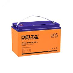 Аккумулятор DTM L 12В 100Ач Delta DTM 12100 L