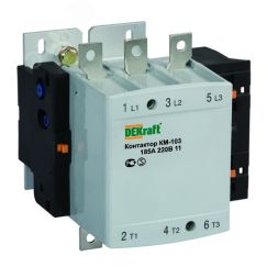 Контактор 185А 220В AC3 1НО 1НЗ КМ-103 SE (Dekraft) 22154DEK
