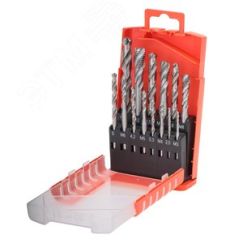 Набор метчиков машинных M3 -M12 HSSE DIN371/376 (спиральный, C/2,5P, R35, + сверла) 14 предметов Bucovice 104004
