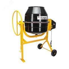 Бетоносмеситель KR-180, 700Вт, 180л, чугун венец Kranz KR-16-1105