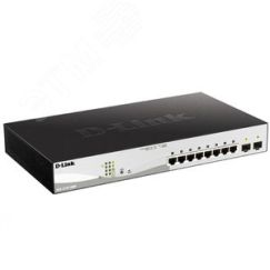 Коммутатор управляемый L2 8 портов 10/100/1000 Мб/с, 2хSFP D-Link DGS-1210-10MP/FL1A
