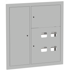 Щит этажный 4 кв. RAL9003 со слаботочным отсеком слева (1000х950х160) PROxima EKF mb29-v-4z-ral9003