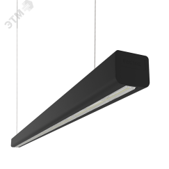 Светильник светодиодный ДПО/ДСО-80Вт IP23 9000Лм 4000К Mercury LED Mall черный рас-ль опал Вартон V1-R0-90431-31G02-2308040