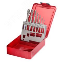Набор метчиков машинных M3 -M12 HSSE DIN371/376 (спиральный, C/2,5P, R35) 7 предметов Ruko 245062
