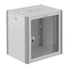 Шкаф телекоммуникационный настенный 19' 15U дверь перфорированная IP20. 600x450x720mm(ШхГхВ) цвет серый(RAL 7035/RAL7000) SYSMATRIX WP 6415.730