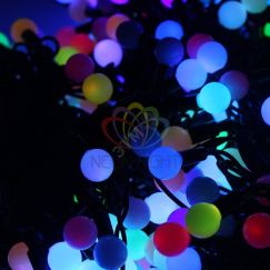 Гирлянда LED ClipLight - Мультишарики 24V, 3 нити по 20 м, свечение с динамикой, диодов RGB Neon-Night 323-619