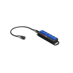Устройство распределительное переносное твердая резина IP44 16A корпус 115х430х72 черный AlpenBox 0150013