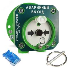 Устройство дистанционного пуска 512-Exd-А-УДП-03- Modbus взрывозащищенное (цвет зеленый) для ручного включения систем АВАРИЙНЫЙ ВЫХОД (зеленый) Спектрон 512-Exd-А-УДП-03-Modbus зеленый