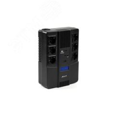 Источник бесперебойного питания SKAT-UPS 800-AID-IN-1x9 220В 480Вт дисплей 1АКБ 9Ач внутр. меандр. стаб-я напр-я. 6 вых Бастион 8935