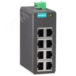 Коммутатор 8 x 10/100BaseTX в пластиковом корпусе. MOXA EDS-208